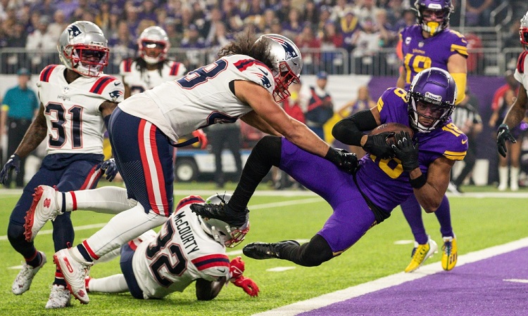 Match de Thanksgiving entre les Patriots de la Nouvelle-Angleterre et les Vikings du Minnesota